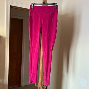 Lululemon hot pink women’s legging size 6, full length
